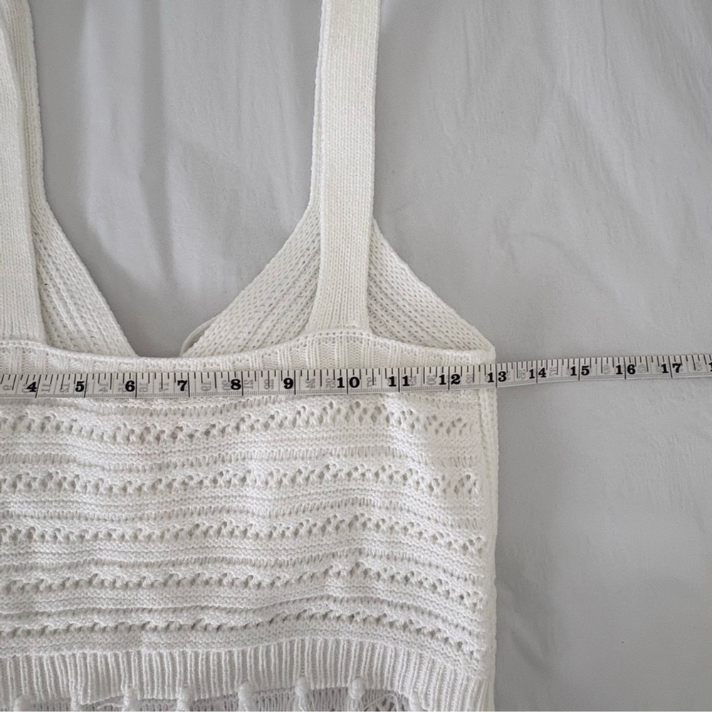 No Boundaries | Sz XS (1) Junior | Fringe-Hem Knit Tank | EUC - Picture 7 of 8